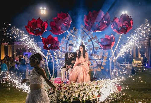 best bride groom entry theme south-delhi