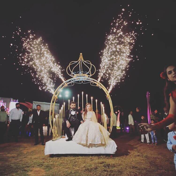 bride groom entry south-delhi