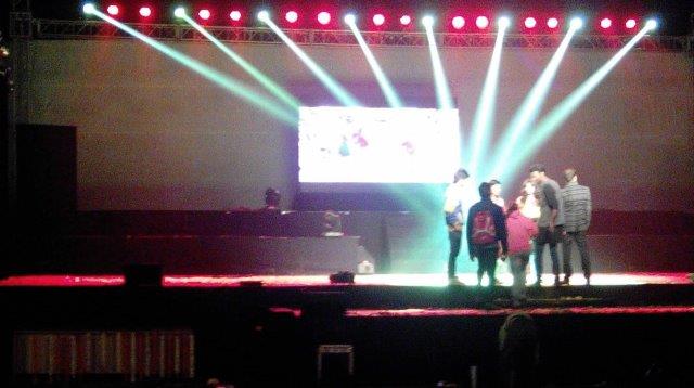 top stage and light setup south-delhi