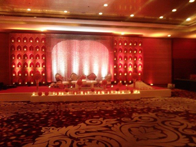good stage and light setup for wedding south-delhi